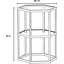 Table d'appoint Modern Hexagon
