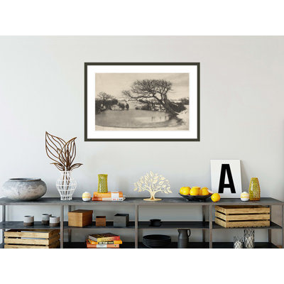 A Winter's Morning by Peter Henry Emerson -Framed Giclee Print