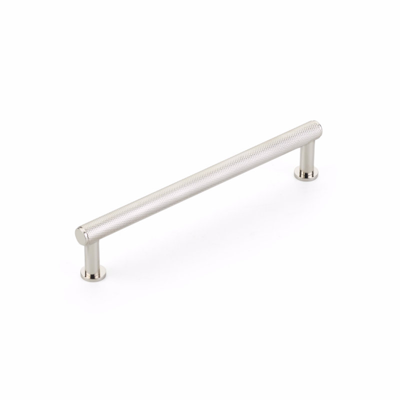 Poignée d'armoire Schaub, Nickel poli, 6"