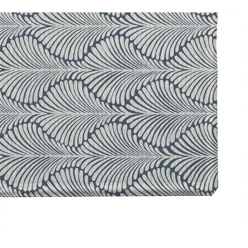 Elegant Palms Outdoor Doormat, Blue, 21" W x 34" L
