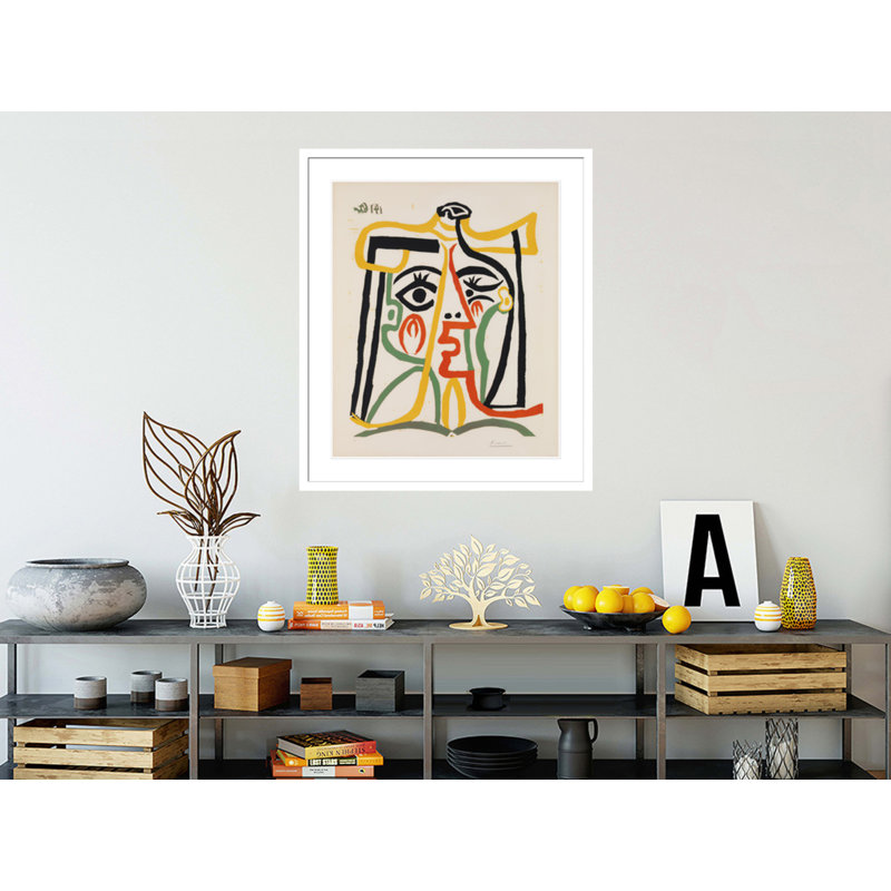 Tête de femme par Pablo Picasso, H 39,06 po x l 33,5 po