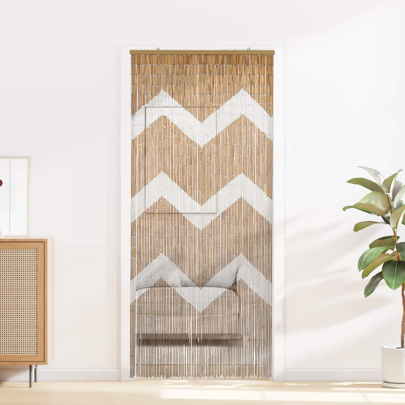 Rideau de porte multicolore vidaXL 78,74 x 35,43 po, 35,43 po x 78,74 po