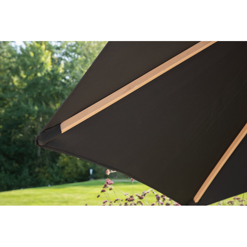 Zaylee 232cm Parasol, Black
