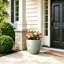 Pot à fleurs / pot rond en béton avec trous de drainage-2105320636-2105320641