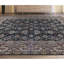 Tapis bleu et rouge noué à la main de haute qualité
