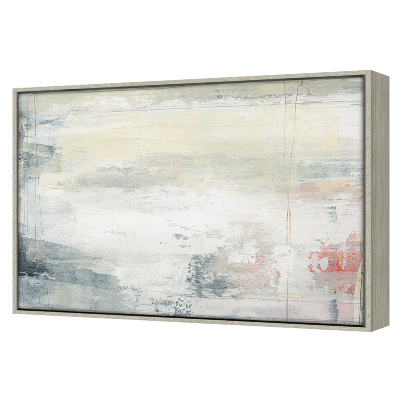 Tonal Mist 1 Print by Maeve Harris, Gray Framed, 28" H x 40" W x 1.88" D