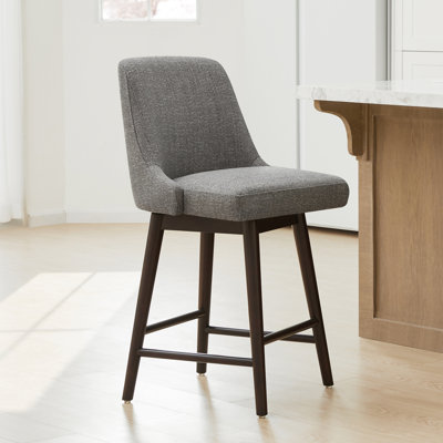 Luong 26'' Swivel Counter Stool