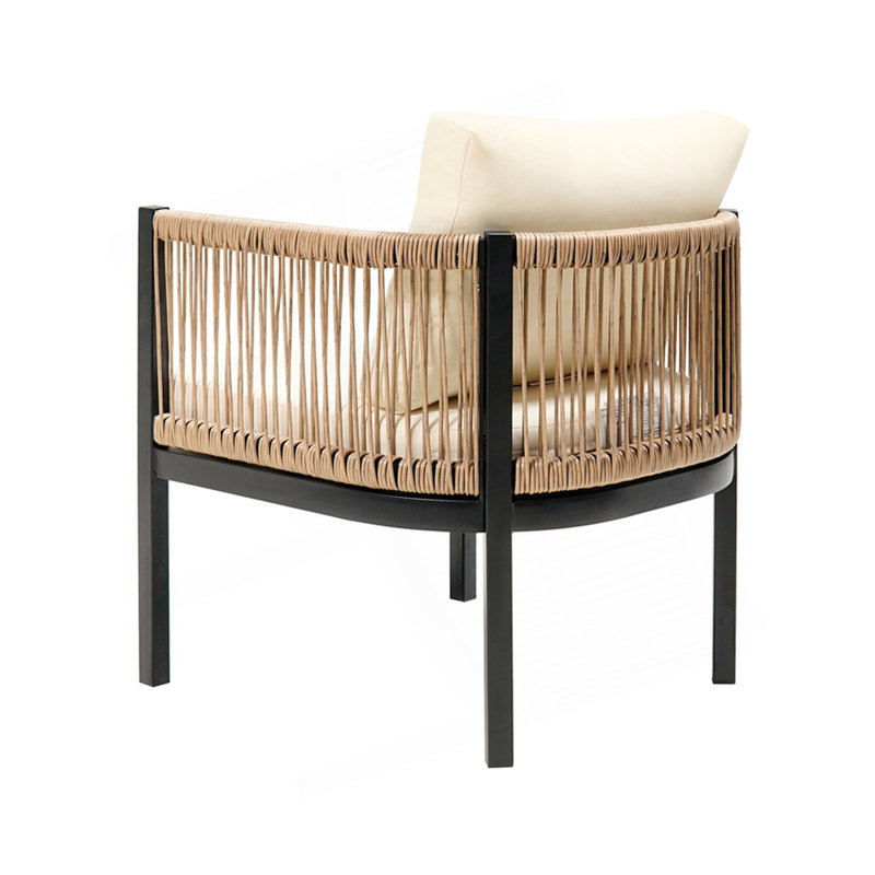 Multi-Person Outdoor Sofa Combination With A Table, Suitable For Garden, Backyard And Balconies, Beige