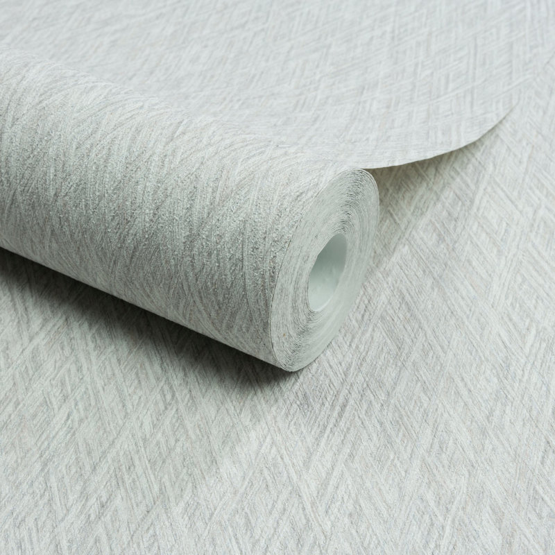 Very Collection Abstract Geometric Double Width 42-inches Wide Wallpaper Roll, Silver