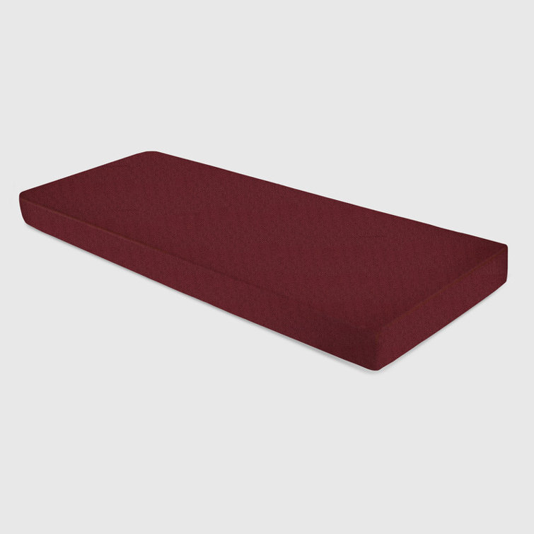 2'' H Customizable Bench Cushion For Indoor/Outdoor Furniture/Chair/Window Seat, Premium 75D High-Resilience Foam
