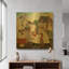 «Italian Chefs» par Jean Plout, art mural en métal doré, 24 po x 24 po-1097201081