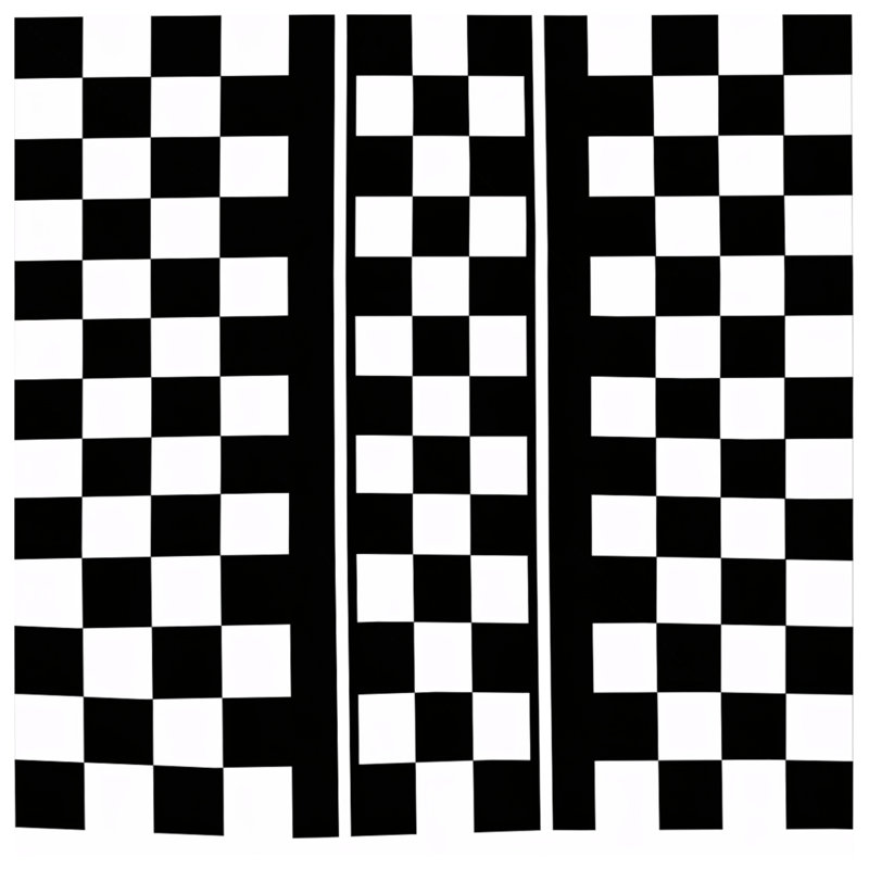 Housses de couette noires et blanches à carreaux, King