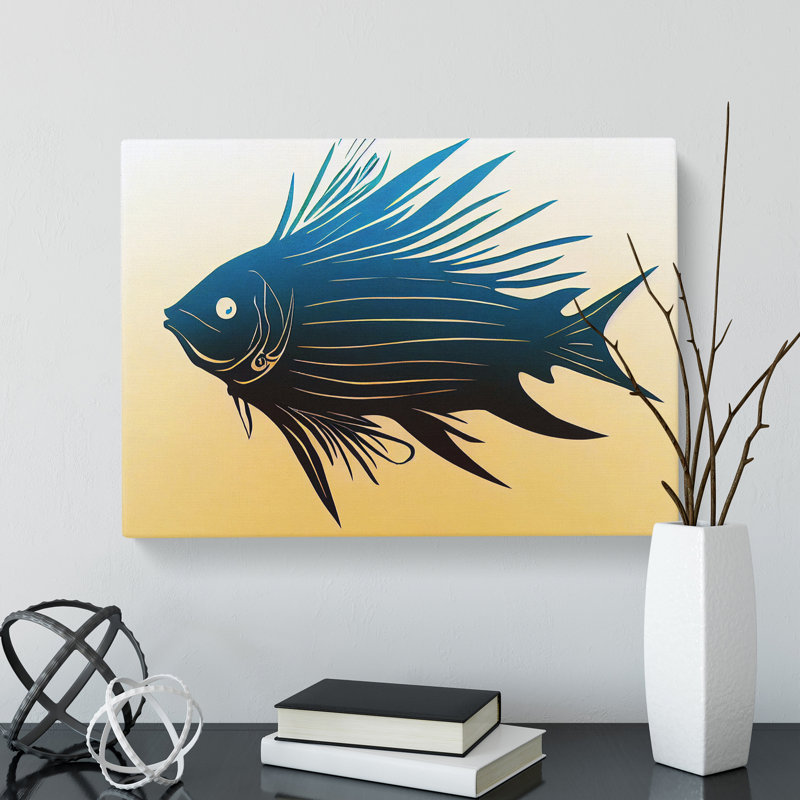 Terrific Fish - Wrapped Canvas, 40cm H x 60cm W x 3cm D