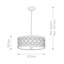 Jemima 3 - Light Drum Pendant