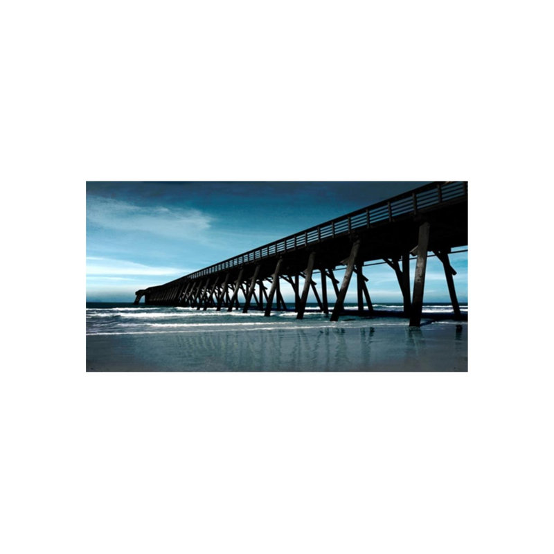 Pier II Print by Zoey Riley, Glass Coat, 36" H x 72" W