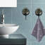 Crochets de douche à ventouse robustes pour salle de bain - installation sans dommages, adhérence forte, crochets réutilisables pour serviettes et décorations-114491716