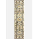 New Indian Kurd Runner Wool On Cotton 2Ft8inx9ft11in Taupe