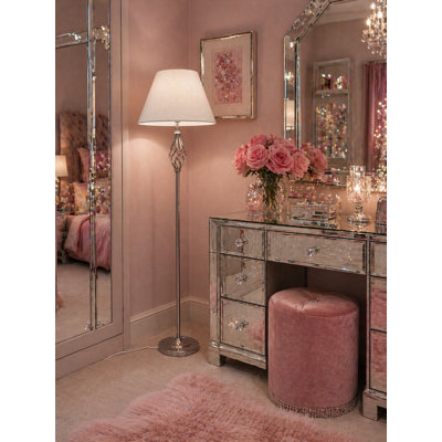 Bratton 155cm Traditional Twist Floor Lamp