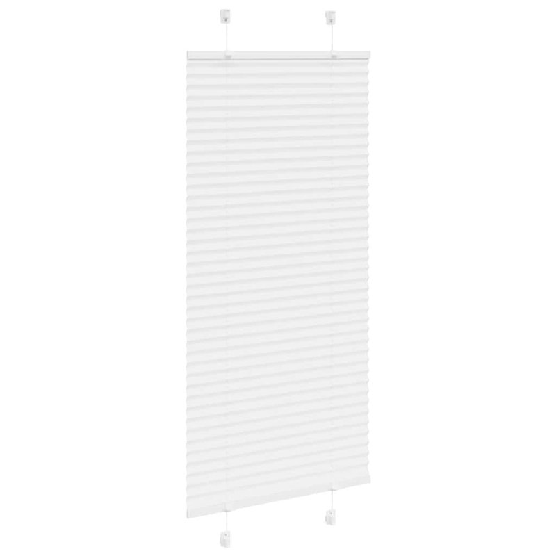 Room Darkening Pleated Blind, 65cmW x 100cmL, White