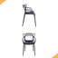 Chaise en plastique 4 pièces-1573024686