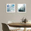 Art mural encadré blanc pour le salon, impression d'art mural encadré à la mode 4U 2 PC pour salon, impression par Bluebird Barn-109642774