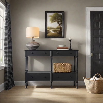 Retro Minimalist Console Table
