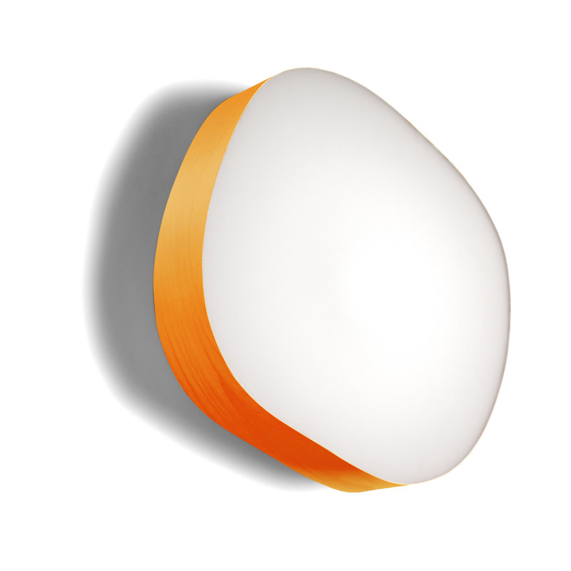 Guijarro 1 - Light Flush Mounted Sconce, Orange, GX53 Base