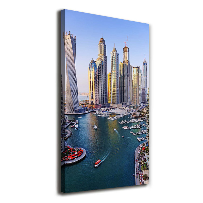 Bay Of Dubai - Wrapped Canvas Print