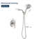 Volume Control Shower Faucet with Rough in-Valve
