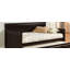 Lit de jour de style traditionnel avec lit gigogne de lit plateforme de style anglais avec finition espresso incluse