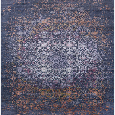 Tapis oriental bleu / mauve Osio
