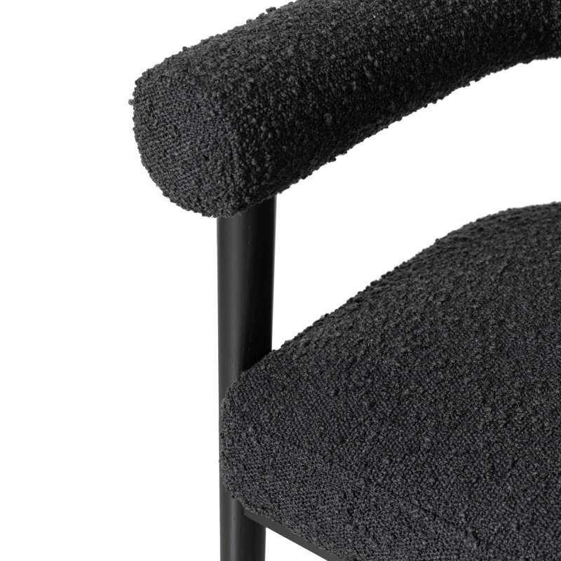 Spara Performance Boucle Counter Stool, Black