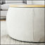 Repose-pieds rond avec rangement 2 en 1, combinant une assise confortable et un rangement caché pour les espaces de vie modernes-1634061216