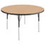 Table d’activité circulaire 48 po thermo-fusible réglable Contour-130120020