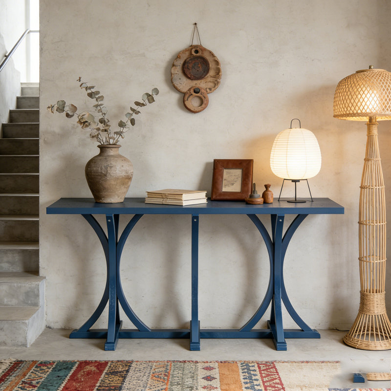 Console en bois 59,8 po, Marine