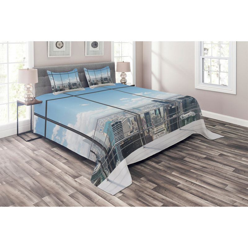 Modern & Contemporary Polyester Coverlet