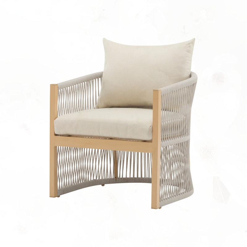Méridienne Modern, Beige, Naturel