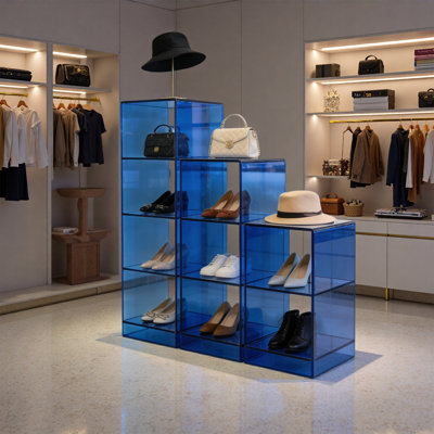Modular Acrylic Display Storage Cubes
