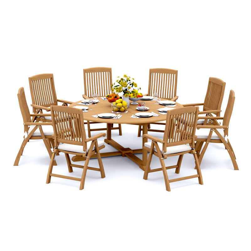 Ensemble de table d'extérieur 72 po Marley, 8
