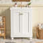 Meuble-lavabo moderne, conception simple et élégante avec rangement à fermeture en douceur
