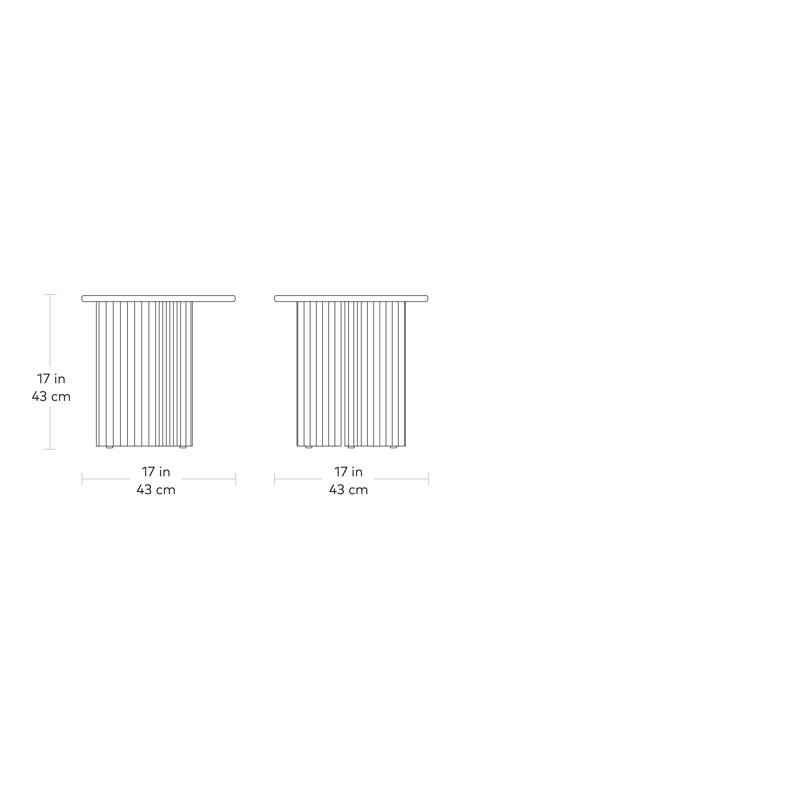 Odeon End Table, Olive