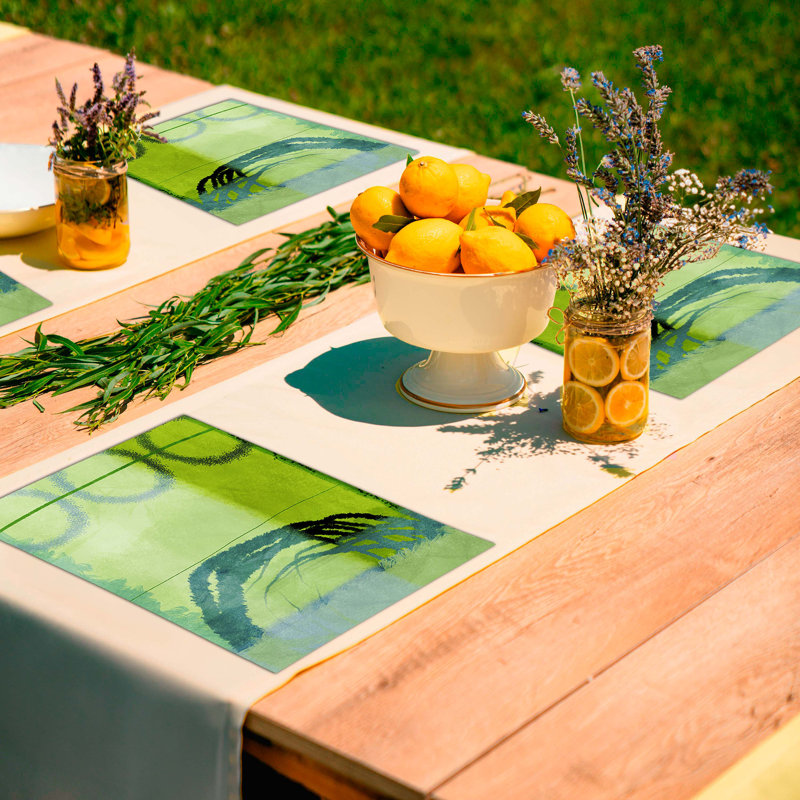 Polyester Abstract Rectangle Placemat
