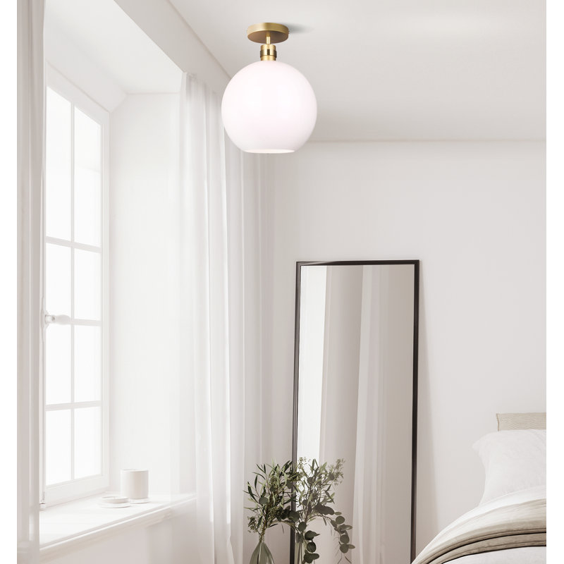 Luminaire suspendu sphère 1 lumière Breece