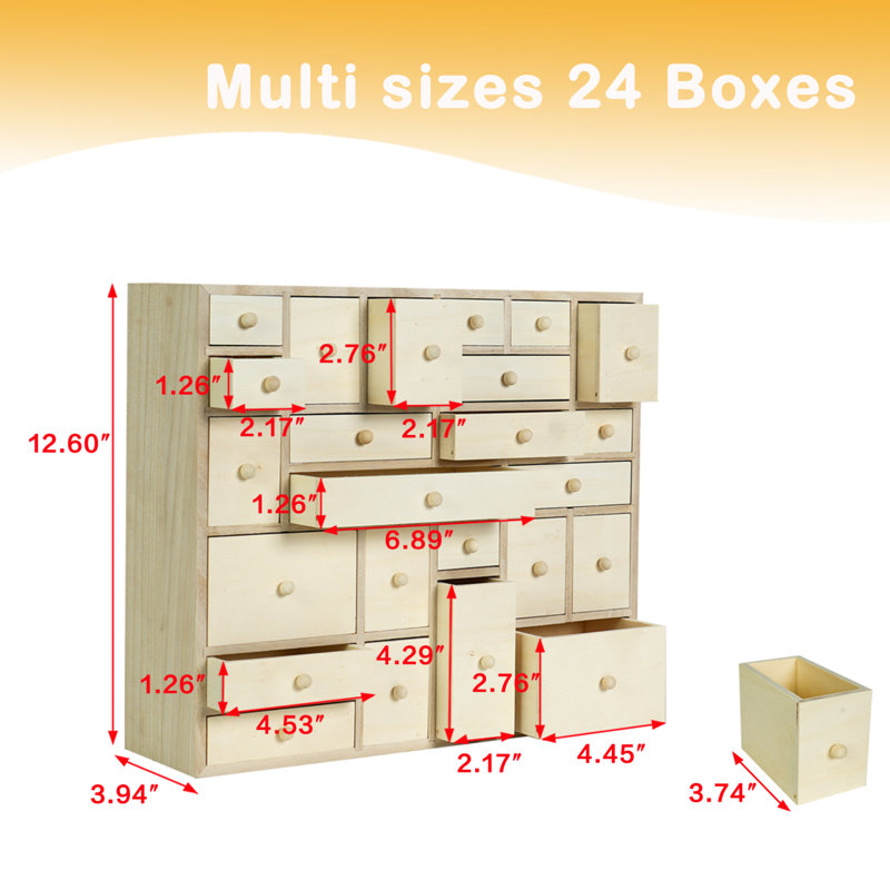 Easy Playhouse: Rangement de bricolage et calendrier de l'Avent