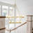 24 Light 2-Tiers Dimmable Modern Wagon Wheel Chandelier 
