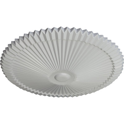Endurathane Shakuras Ceiling Medallion, 24"OD x 3"P (Fits Canopies up to 5"), Hand-Painted Frost Finish