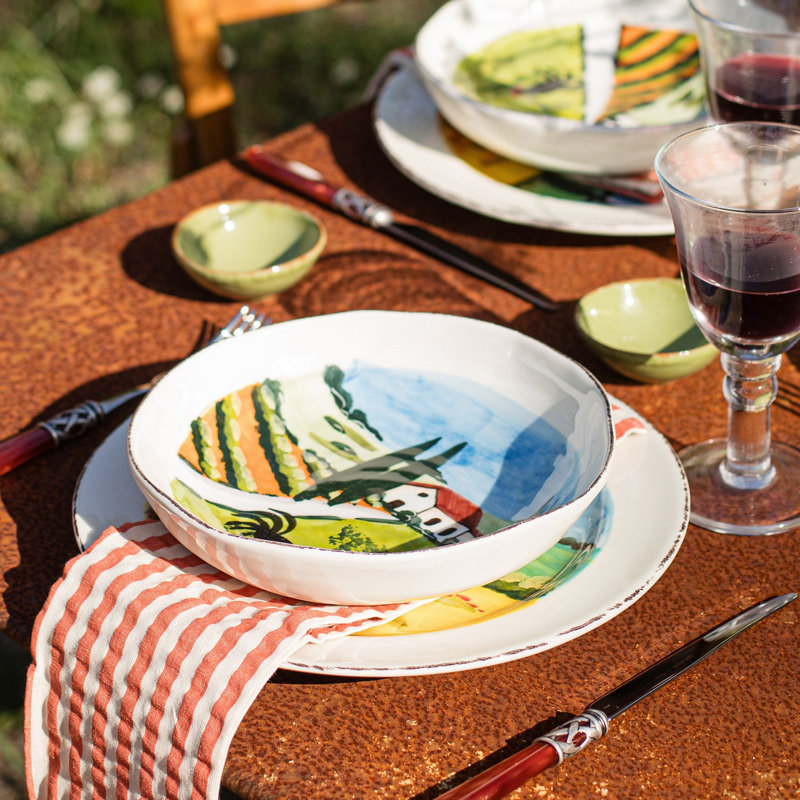 Terra Toscana Handmade Earthenware Dinner Plate