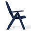 5-Piece Round Table Folding Highback Chair Dining Set-110479915