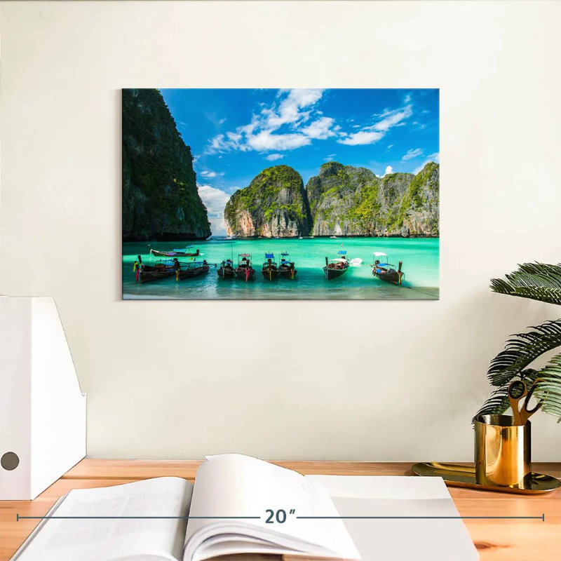 Gillard Maya Bay Ko Phi Phi, 8" H x 12" W