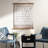 Holler Canvas and Wood Scroll Wall Decor with Alphabet, Numbers and Jute Hanger
